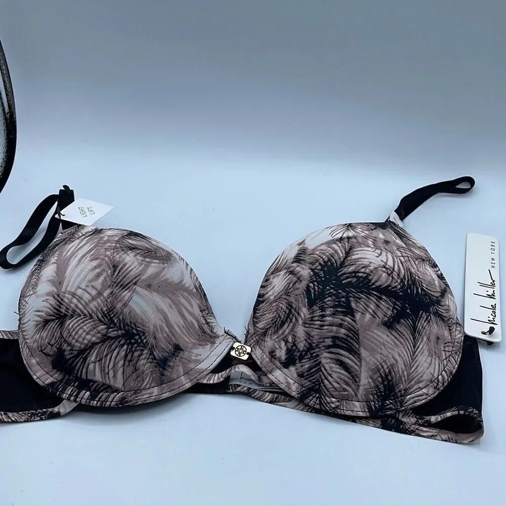 NWT Nicole Miller literally lift 36C padded underwire bra